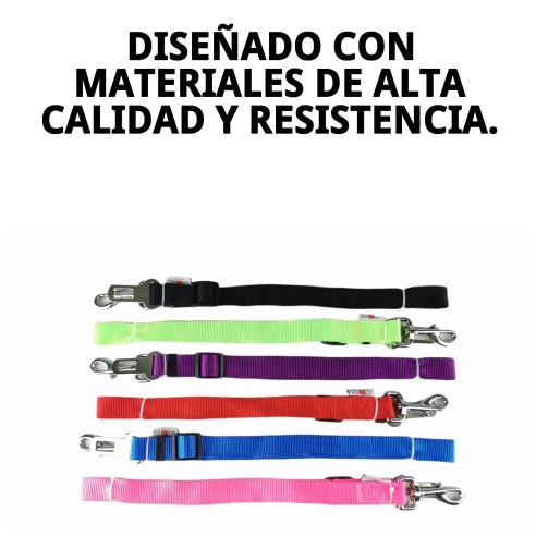 Accesorio de Seguridad para Mascotas: Cinturón 85 x 2,5 cm