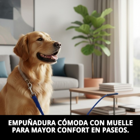 Empuñadura Confort con muelle para perros grandes 45x2.5cm