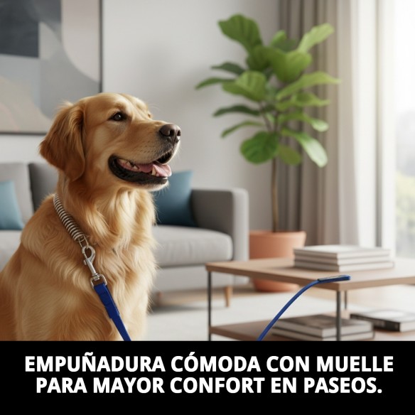 Empuñadura Confort con muelle para perros grandes 45x2.5cm