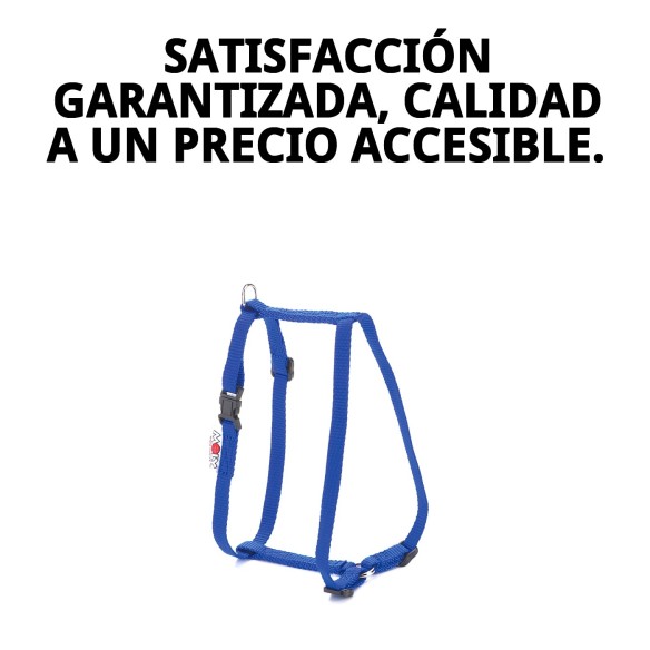 Arnés de Nylon Liso para Perros 30-50cm - Comodidad y Seguridad