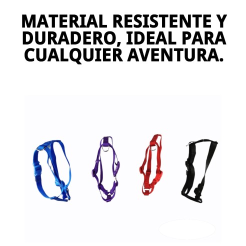 Arnés de Nylon Ajustable para Perros - Comodidad y Seguridad