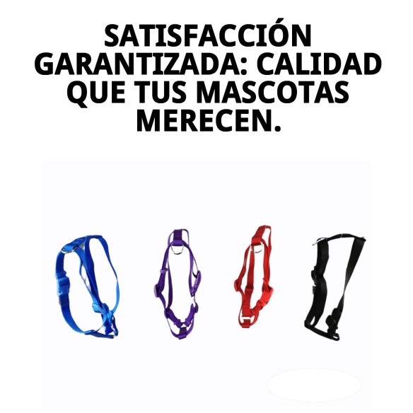 Arnés de Nylon Ajustable para Perros - Comodidad y Seguridad