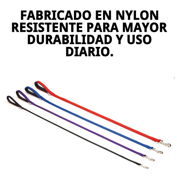 Ramal Nylon Confort 120x1cm para Mascotas ¡Comodidad Total!