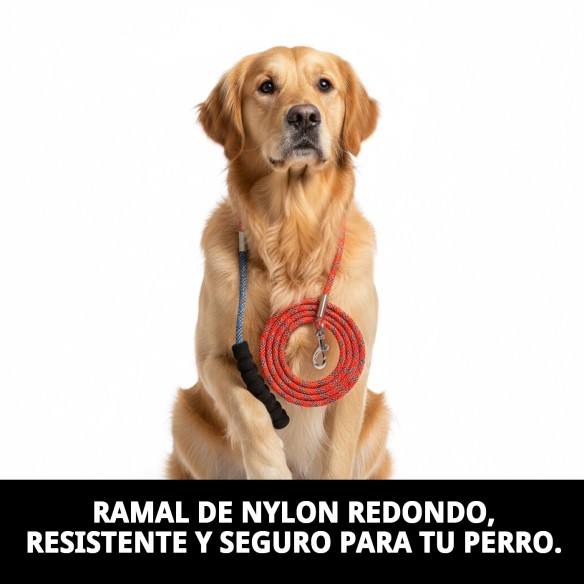 Ramal Nylon Redondo 120cm x 0,80cm para Mascotas