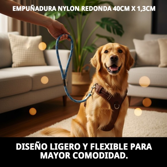 Empuñadura de Nylon Redonda 40cm - Resistente y Práctica