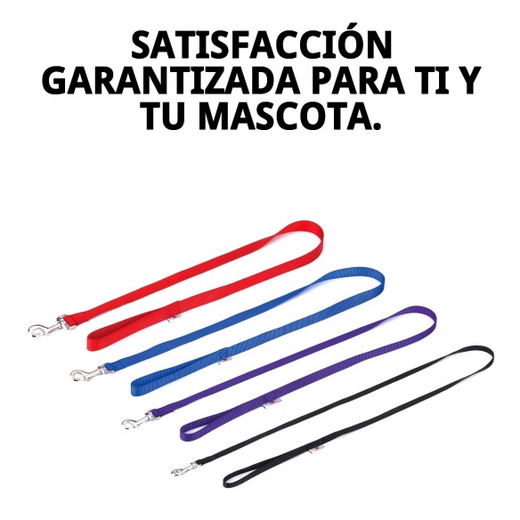 Ramal de Nylon Liso 120cm x 1.5cm para Mascotas