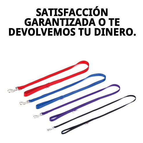 Ramal de Nylon Liso Rosa 120 cm x 2 cm para Mascotas