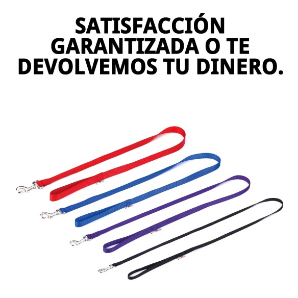 Ramal de Nylon Liso 120cm x 2,5cm para Mascotas