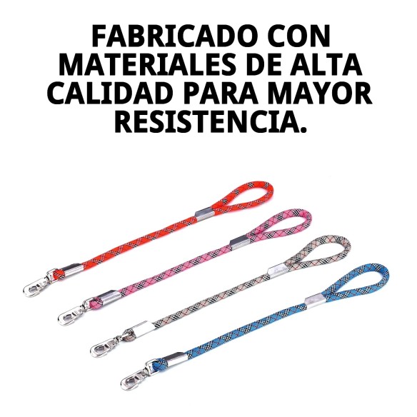 Ramal de Nylon Redondo 60cm x 1,3cm para Mascotas