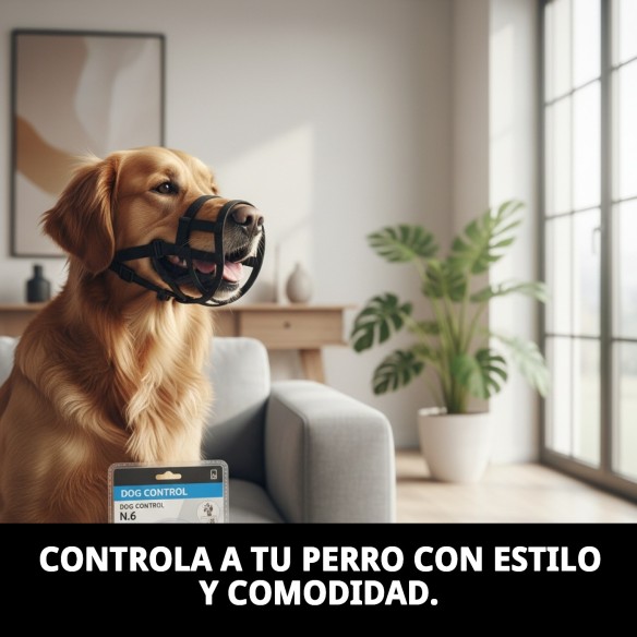 Bozal Dog Control N.6 44cm - Seguridad y Comodidad para Tu Perro