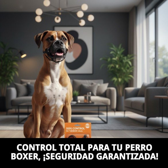 Bozal DOG CONTROL N.7 para Boxer 54cm - Comodidad y Seguridad