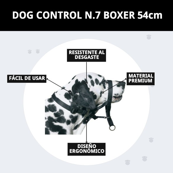 Bozal DOG CONTROL N.7 para Boxer 54cm - Comodidad y Seguridad
