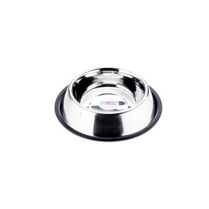 Comedero de Acero Anti-Deslizante 18cm - 0,90L para Mascotas