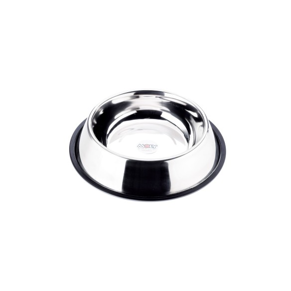 Comedero de Acero Anti-Deslizante 25cm - 2.35L Ideal Mascotas