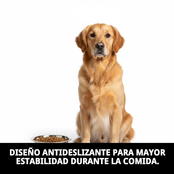 Comedero de Acero Eco 16,5cm para Mascotas - 0,70L
