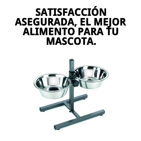 Comedero Doble Regulable 25cm - Ideal para tus Mascotas