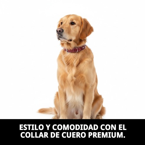 Collar de cuero Forniture 2x45 cm para mascotas elegantes