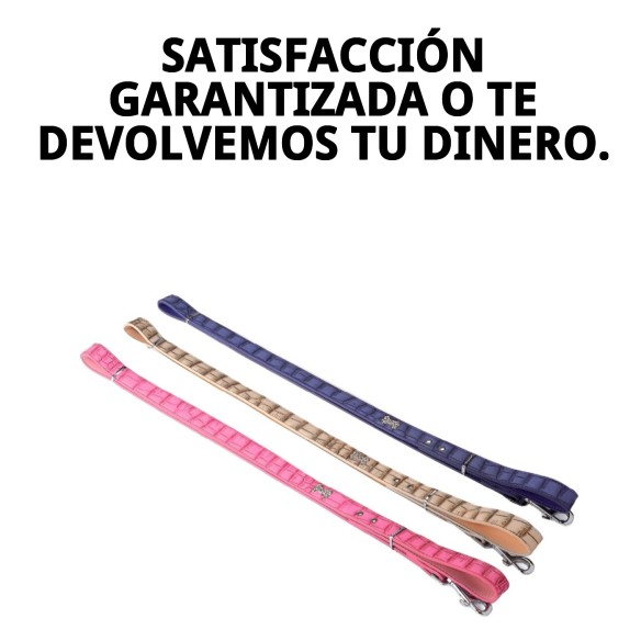 Ramal de Cuero con Hueso 2.5x120 cm para Mascotas