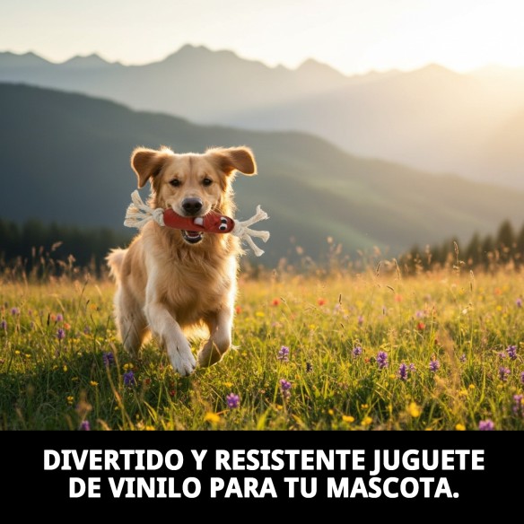 Juguete Vinilo Salchicha 19cm: Diversión para tu Mascota