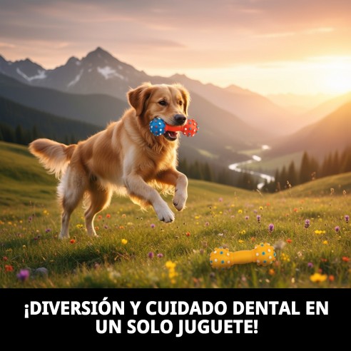 Juguete Dental de Vinilo 16 cm para Mascotas - Divertido y Útil