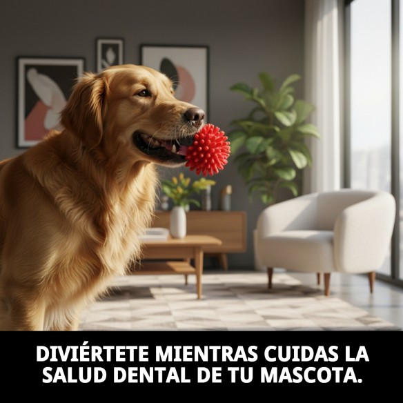 Juguete Vinilo Erizo Dental 13 cm para tu Mascota