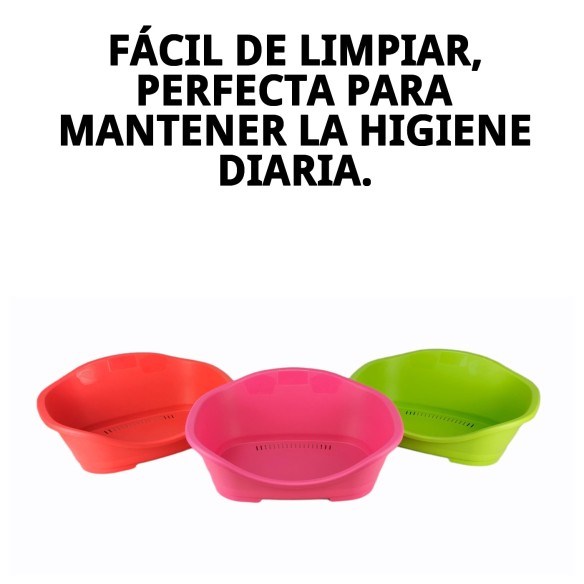 Cuna Plástico N.1 45x32x22cm - Comodidad para tu mascota