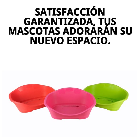 Cuna Plástico N.1 45x32x22cm - Comodidad para tu mascota