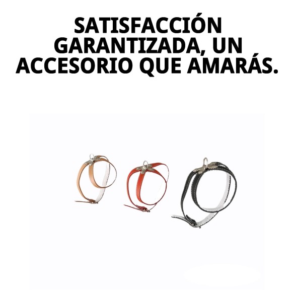 Petral de Cuero Forrado 25 cm - Comodidad y Estilo para tu Mascota