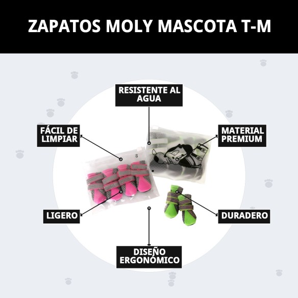 Zapatos Moly Mascota T-M: Confort y Protección para tu Perro